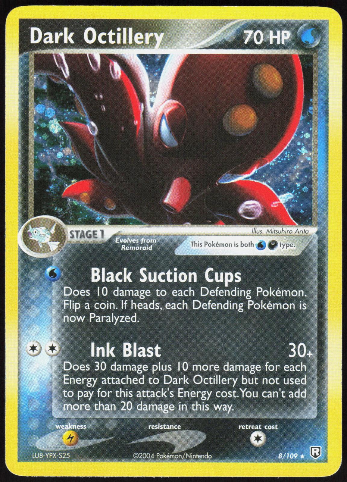 DARK OCTILLERY 8/109 TEAM ROCKET RETURNS POKEMON RARE LP