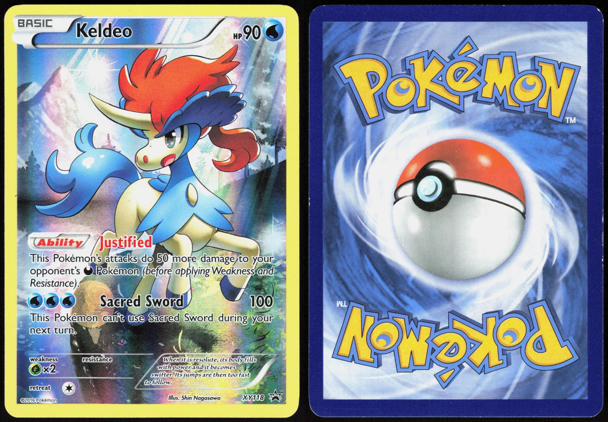 KELDEO XY118 XY PROMO POKEMON PROMO HOLO LP