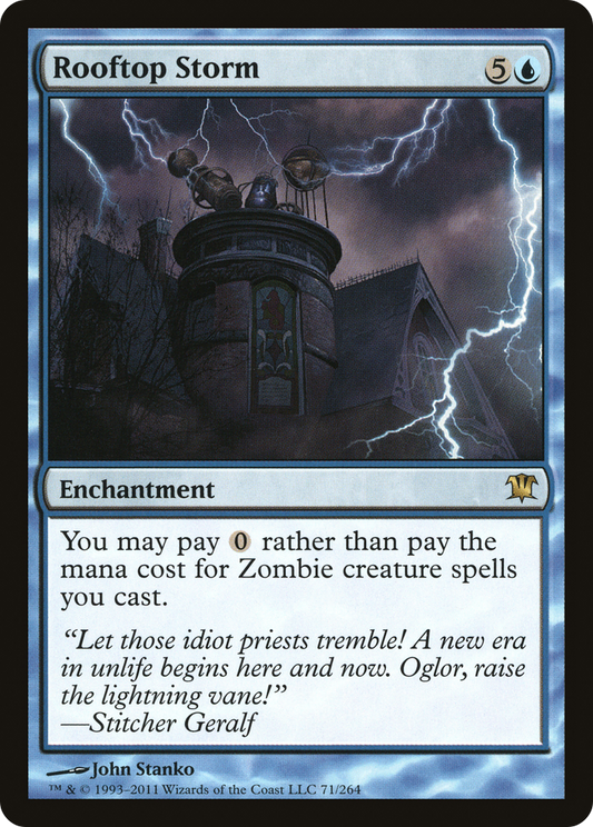 MAGIC: THE GATHERING  - Rooftop Storm (ISD-071) - Innistrad Foil