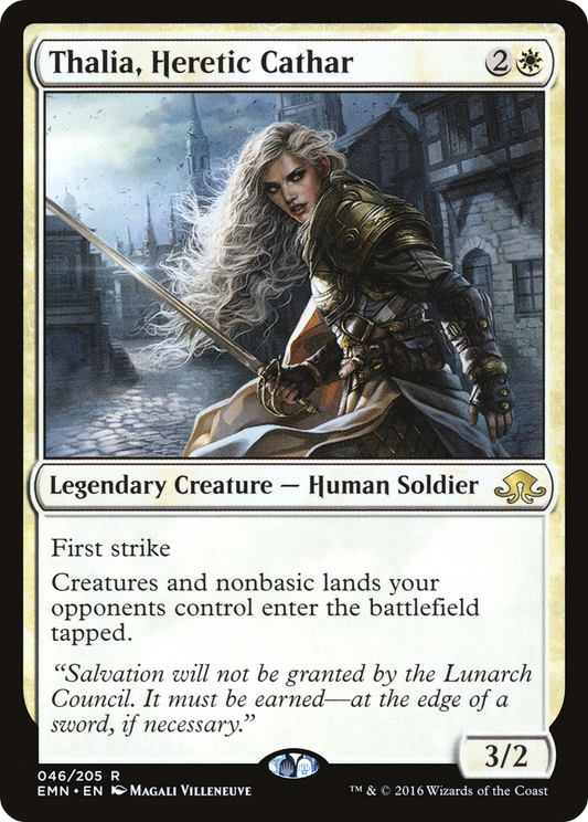 MAGIC: THE GATHERING  - Thalia, Heretic Cathar (EMN-046) - Eldritch Moon