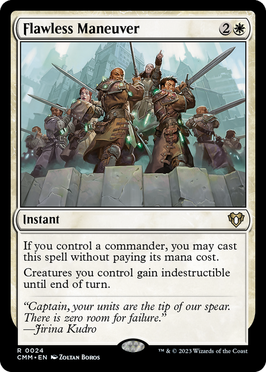 MAGIC: THE GATHERING  - Flawless Maneuver (CMM-024) - Commander Masters