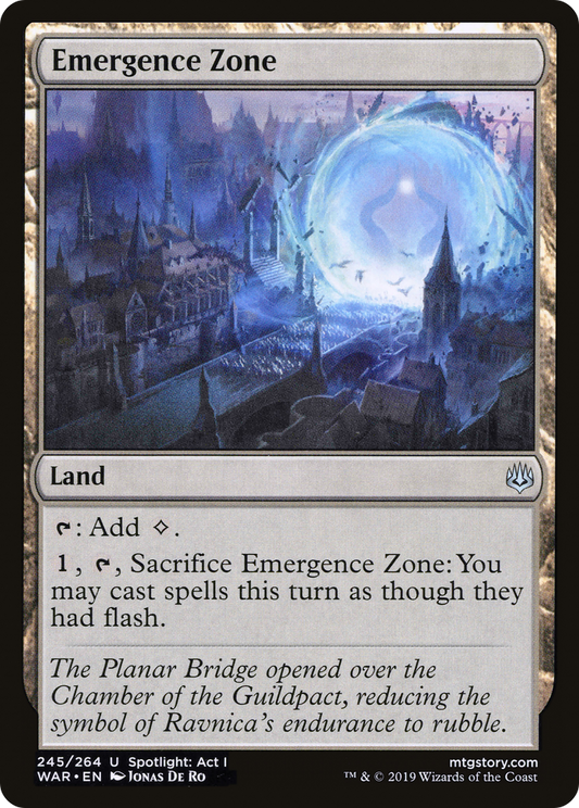 MAGIC: THE GATHERING  - Emergence Zone (WAR-245) - War of the Spark