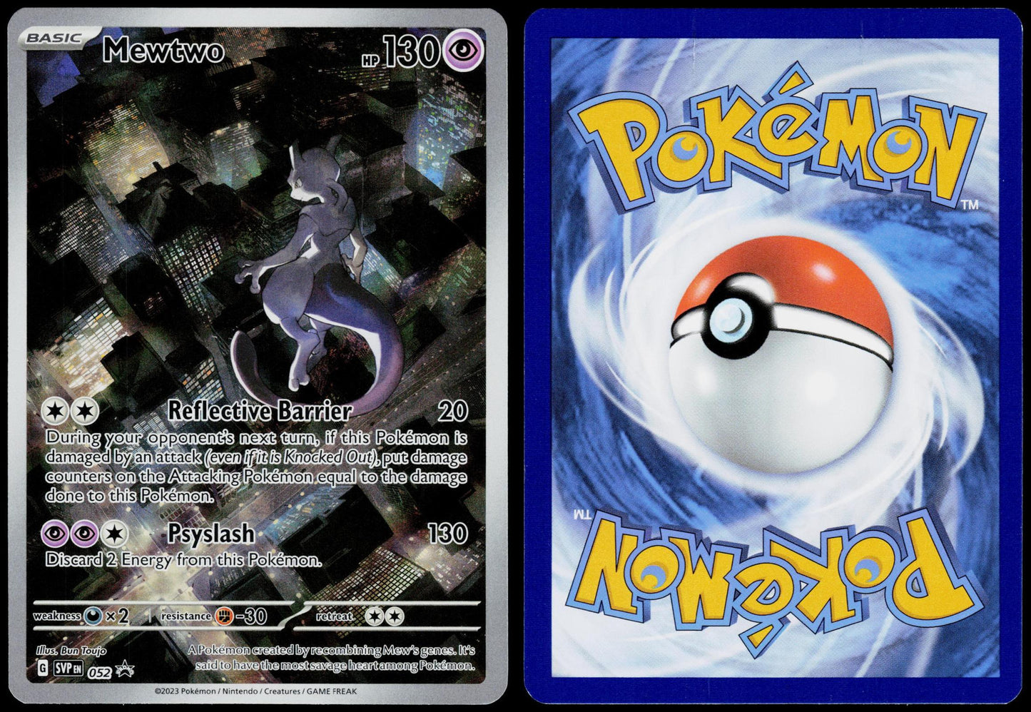 POKEMON MEWTWO 052 SCARLET & VIOLET PROMO PROMO