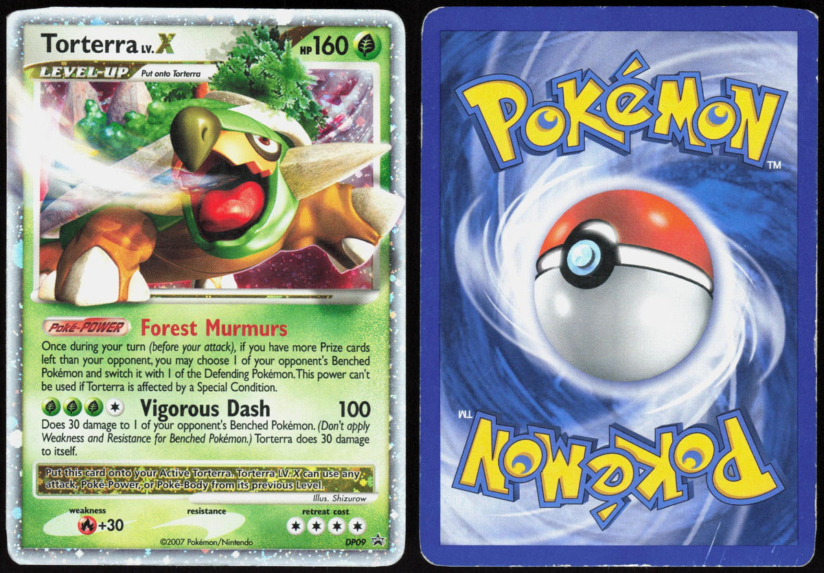 TORTERRA LV.X DP09 DIAMOND AND PEARL PROMOS POKEMON PROMO HOLO MP