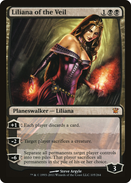 MAGIC: THE GATHERING  - Liliana of the Veil (ISD-105) - Innistrad Foil