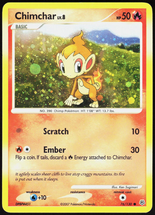 CHIMCHAR (COSMOS HOLO) 076/130 MISCELLANEOUS CARDS & PRODUCTS POKEMON PROMO MP