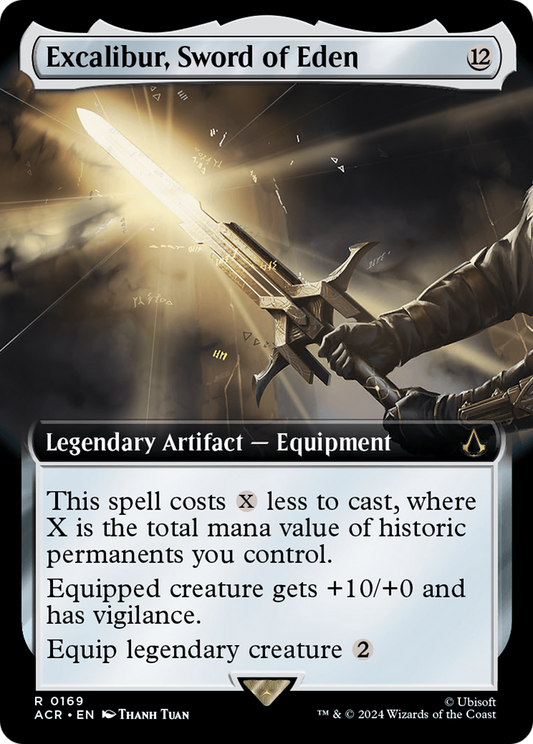 MAGIC: THE GATHERING  - Excalibur, Sword of Eden (Extended Art) (ACR-169) - Assassin's Creed: (Extended Art)