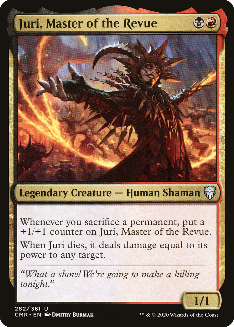 MAGIC: THE GATHERING  - Juri, Master of the Revue (CMR-282) - Commander Legends