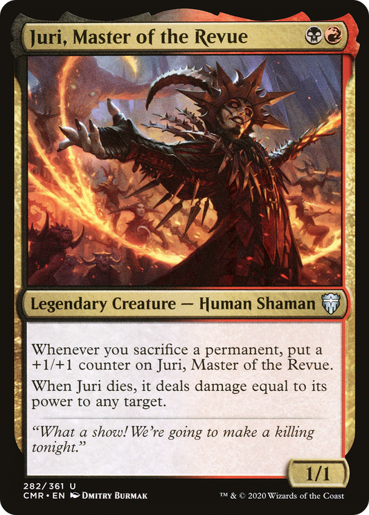 MAGIC: THE GATHERING  - Juri, Master of the Revue (CMR-282) - Commander Legends