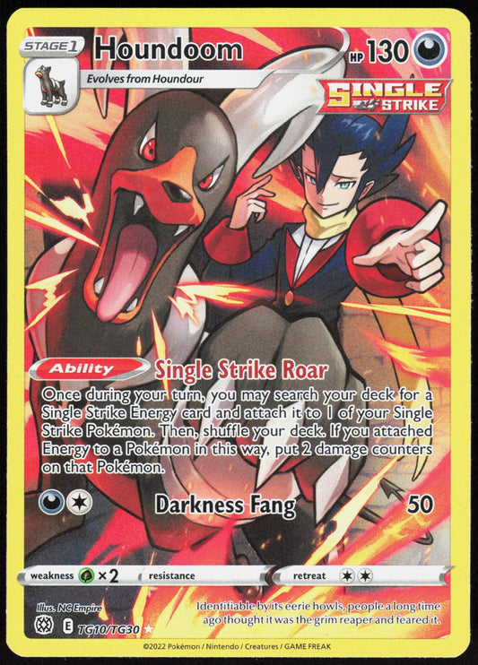 HOUNDOOM TG10/TG30 BRILLIANT STARS TRAINER GALLERY POKEMON HOLO LP