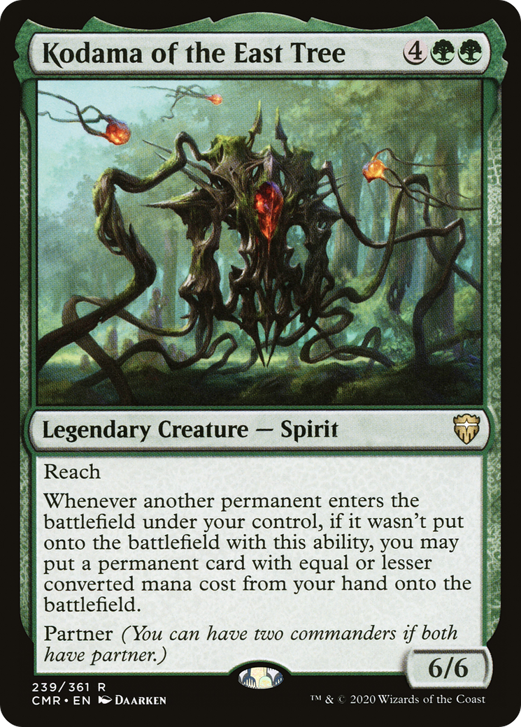MAGIC: THE GATHERING  - Kodama of the East Tree (CMR-239) - Commander Legends Foil