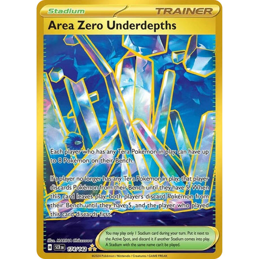 POKEMON TCG - AREA ZERO UNDERDEPTHS 174/142 STELLAR CROWN HYPER RARE