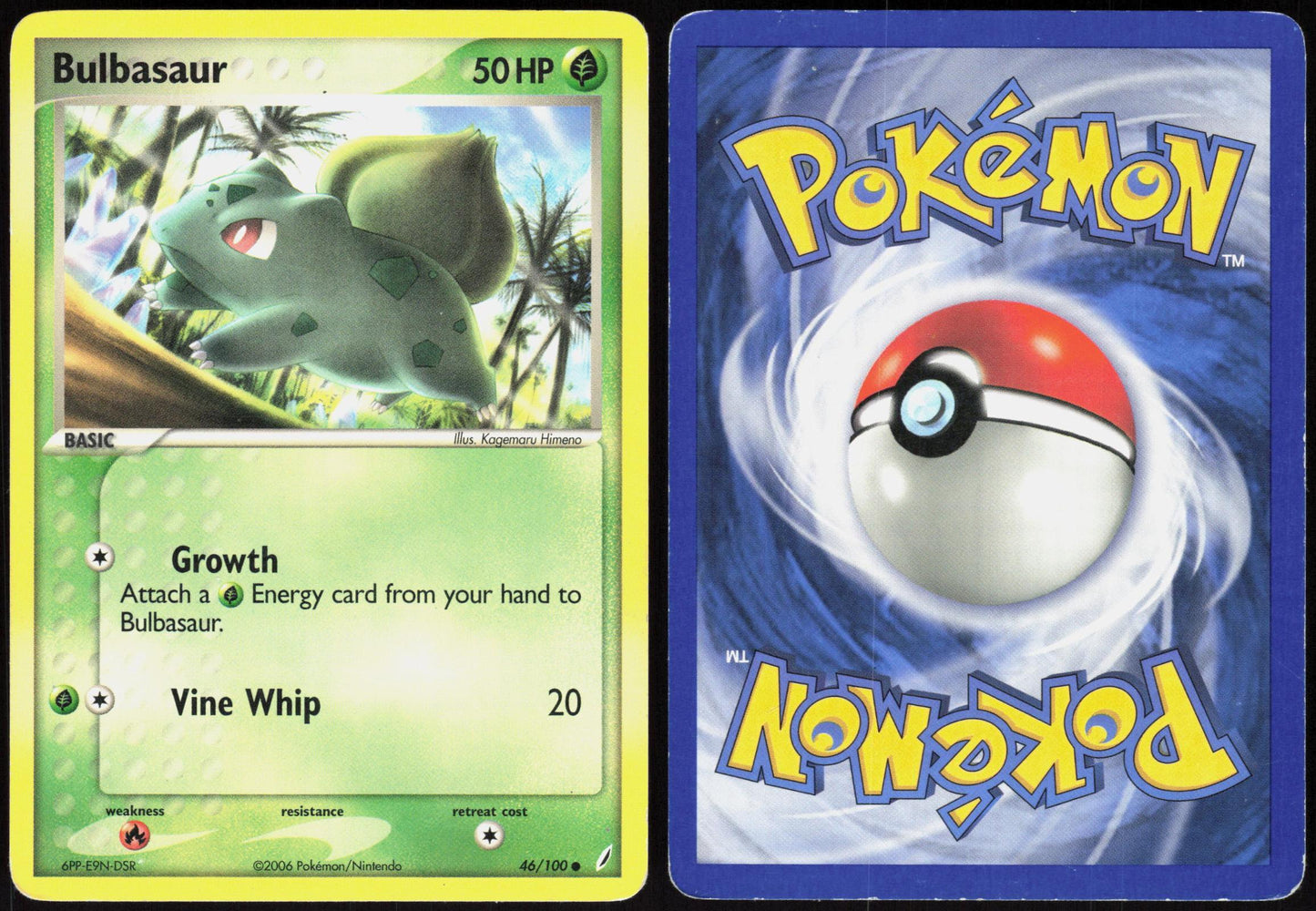 BULBASAUR 46/100 CRYSTAL GUARDIANS POKEMON COMMON MP