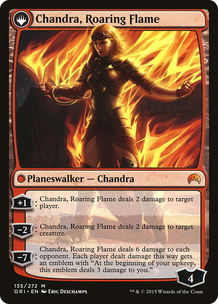 MAGIC: THE GATHERING  - Chandra, Fire of Kaladesh (ORI-135) - Magic Origins: (originpwdfc)