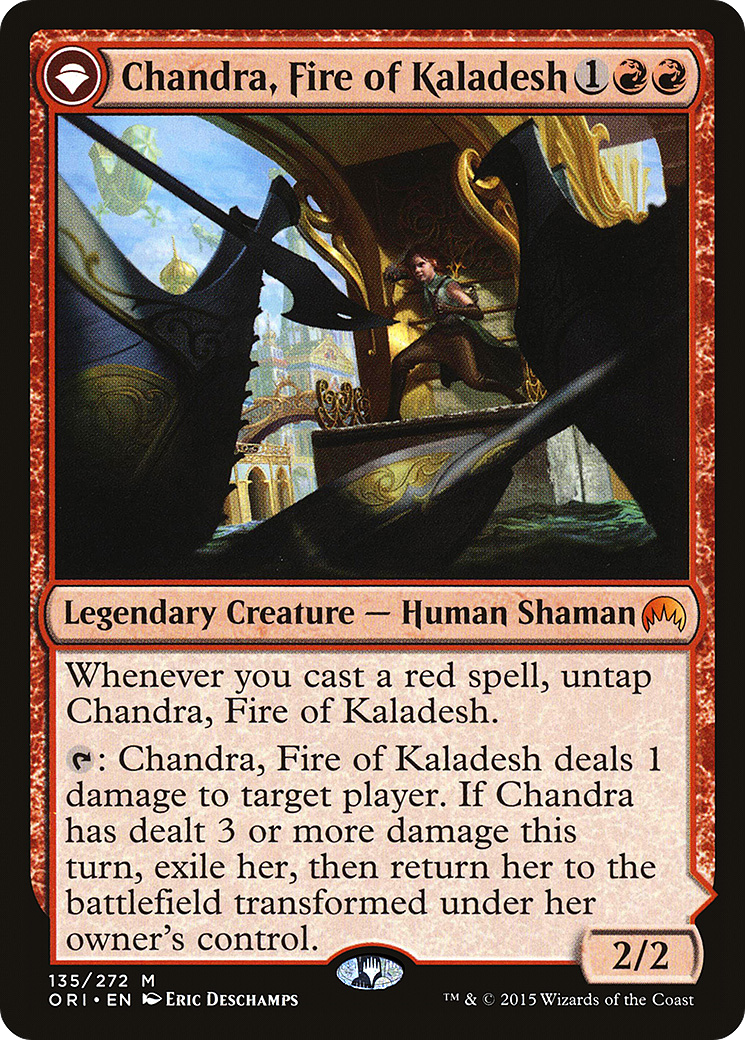 MAGIC: THE GATHERING  - Chandra, Fire of Kaladesh (ORI-135) - Magic Origins: (originpwdfc)