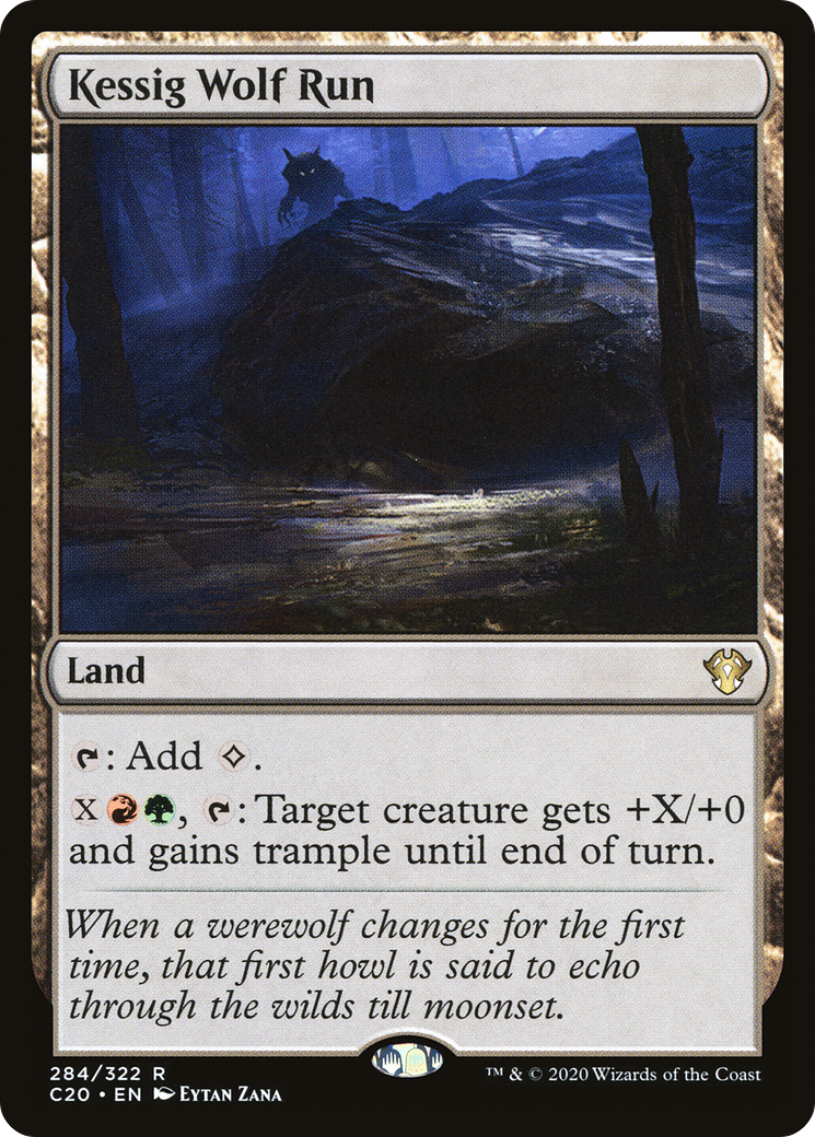 MAGIC: THE GATHERING  - Kessig Wolf Run (C20-284) - Commander 2020
