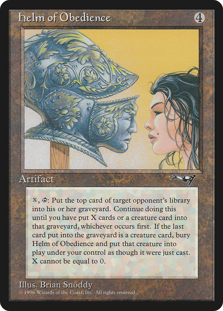 MAGIC: THE GATHERING  - Helm of Obedience (ALL-121) - Alliances