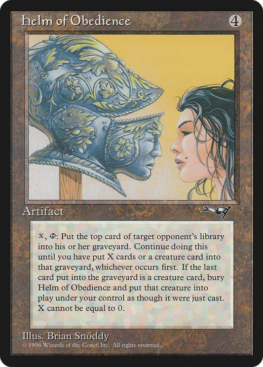 MAGIC: THE GATHERING  - Helm of Obedience (ALL-121) - Alliances