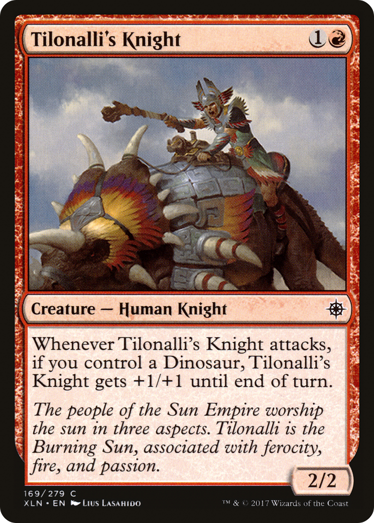 MAGIC: THE GATHERING  - Tilonalli's Knight (XLN-169) - Ixalan Foil