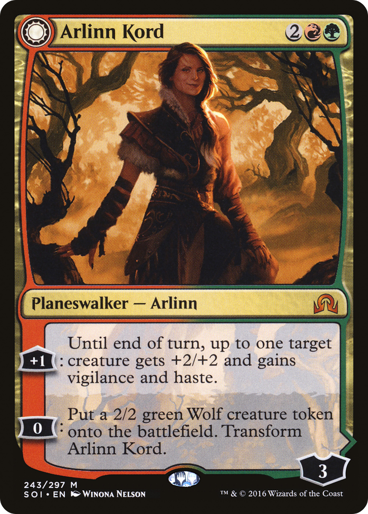 MAGIC: THE GATHERING  - Arlinn Kord (SOI-243) - Shadows over Innistrad: (Double Faced Transform) Foil