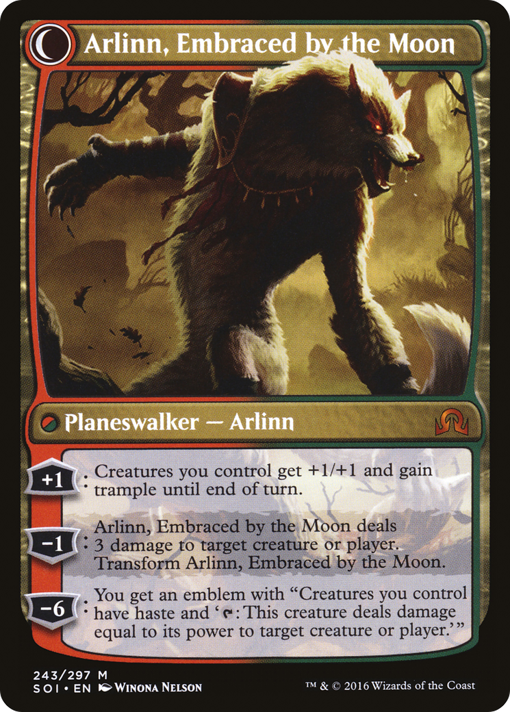 MAGIC: THE GATHERING  - Arlinn Kord (SOI-243) - Shadows over Innistrad: (Double Faced Transform) Foil
