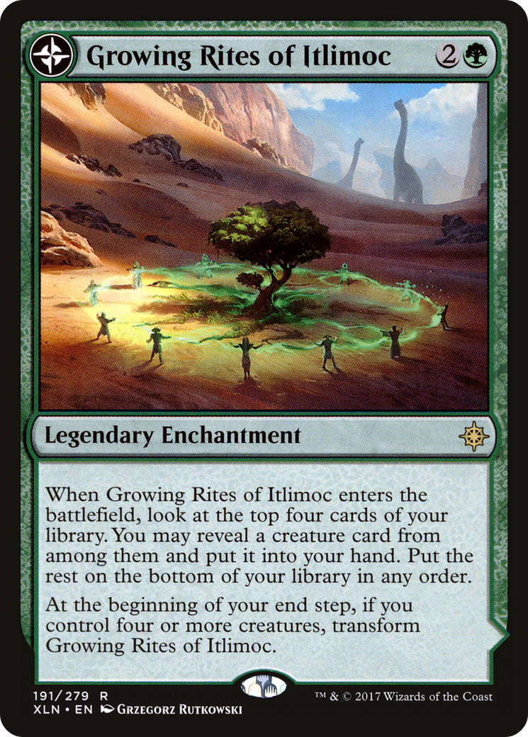 MAGIC: THE GATHERING  - Growing Rites of Itlimoc (XLN-191) - Ixalan: (compasslanddfc)