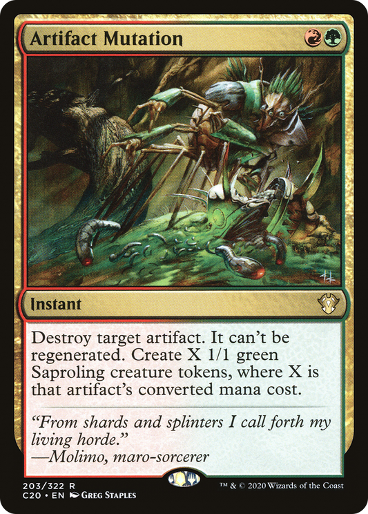MAGIC: THE GATHERING  - Artifact Mutation (C20-203) - Commander 2020