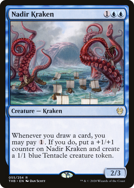 MAGIC: THE GATHERING  - Nadir Kraken (PPTHB-55P) - Theros Beyond Death Promos Foil
