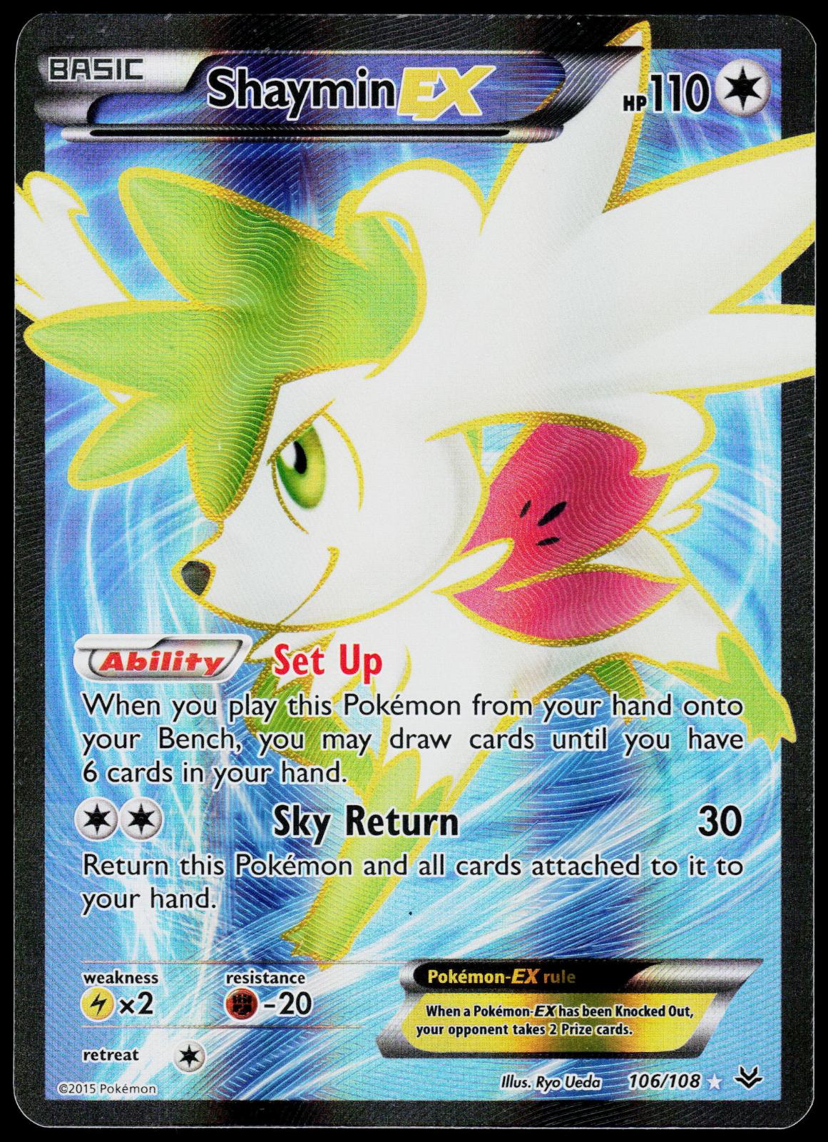 SHAYMIN EX 106/108 ROARING SKIES ULTRA RARE LP
