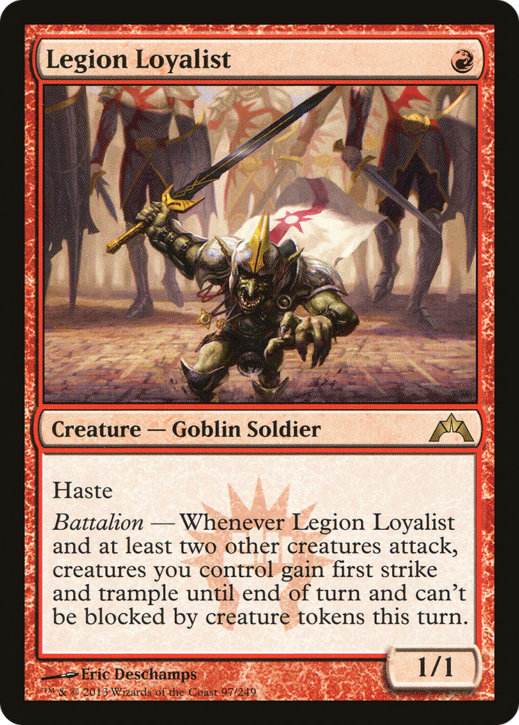 MAGIC: THE GATHERING  - Legion Loyalist (GTC-097) - Gatecrash