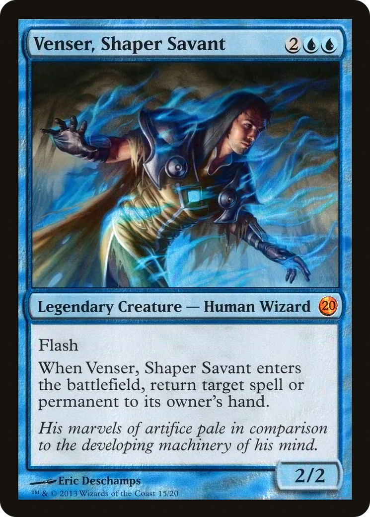 MAGIC: THE GATHERING  - Venser, Shaper Savant (V13-015) - From the Vault: Twenty Foil