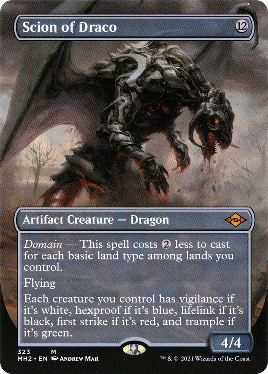 MAGIC: THE GATHERING  - Scion of Draco (Borderless) (MH2-323) - Modern Horizons 2