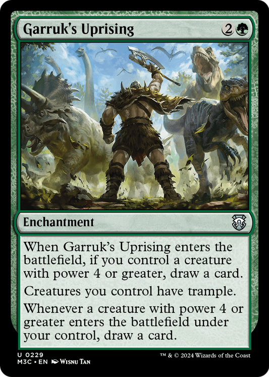 MAGIC: THE GATHERING  - Garruk's Uprising (M3C-229) - Modern Horizons 3 Commander