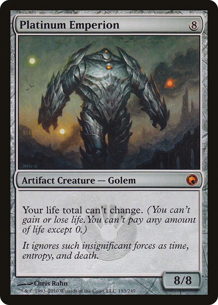 MAGIC: THE GATHERING  - Platinum Emperion (SOM-193) - Scars of Mirrodin