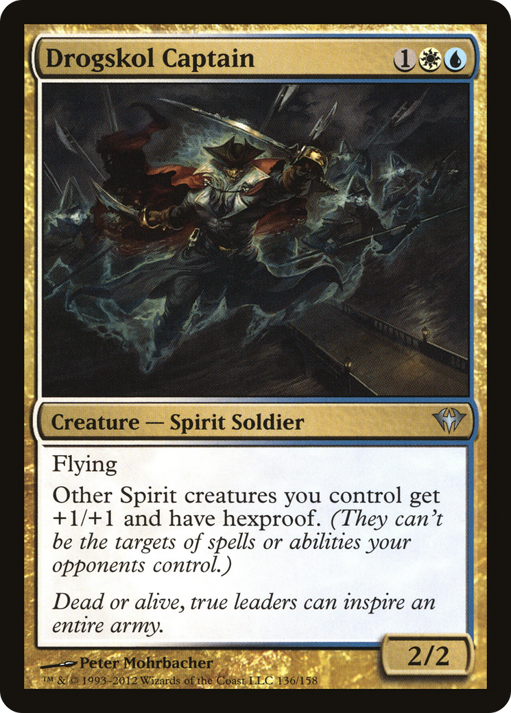MAGIC: THE GATHERING  - Drogskol Captain (DKA-136) - Dark Ascension