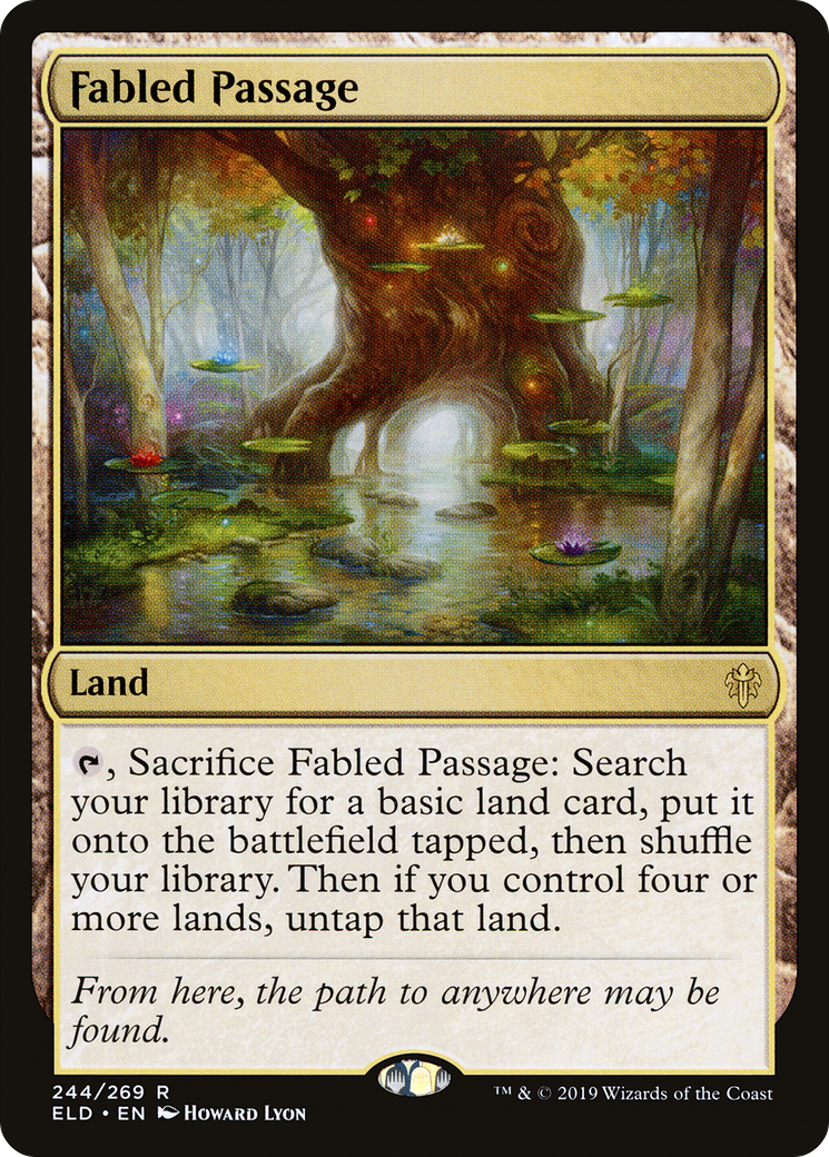 MAGIC: THE GATHERING  - Fabled Passage (ELD-244) - Throne of Eldraine