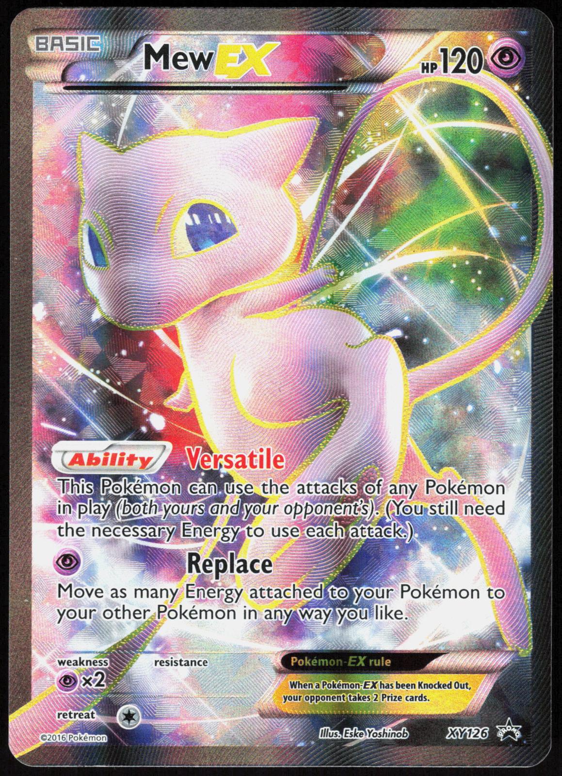 MEW EX XY126 XY PROMO POKEMON PROMO HOLO LP