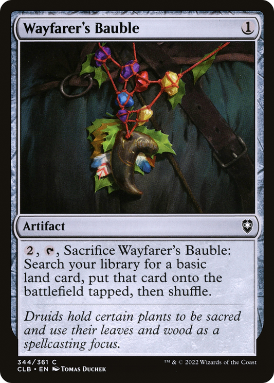 MAGIC: THE GATHERING  - Wayfarer's Bauble (CLB-344) - Commander Legends: Battle for Baldur's Gate Foil