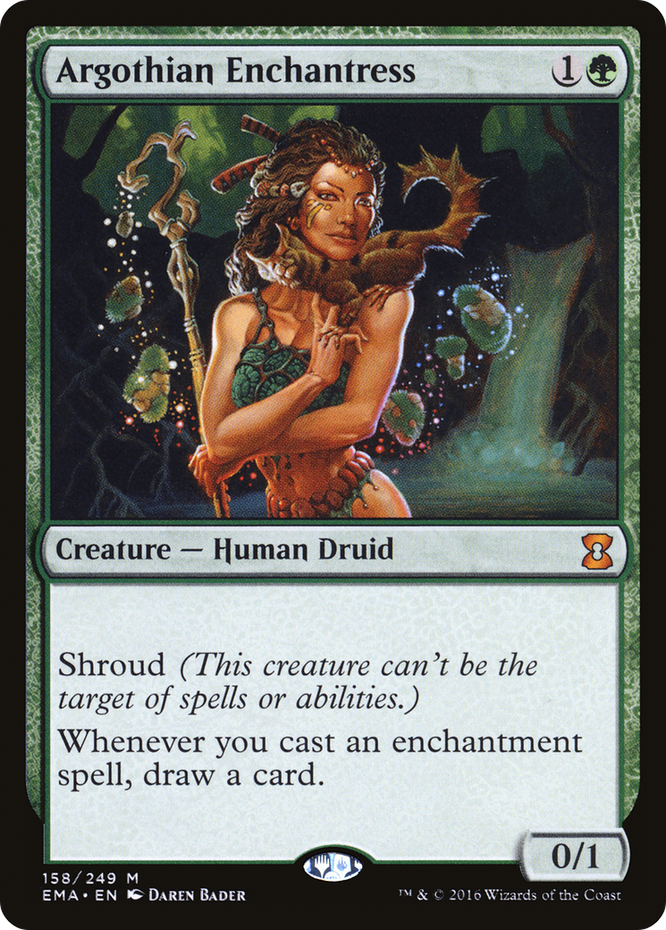 MAGIC: THE GATHERING  - Argothian Enchantress (EMA-158) - Eternal Masters Foil