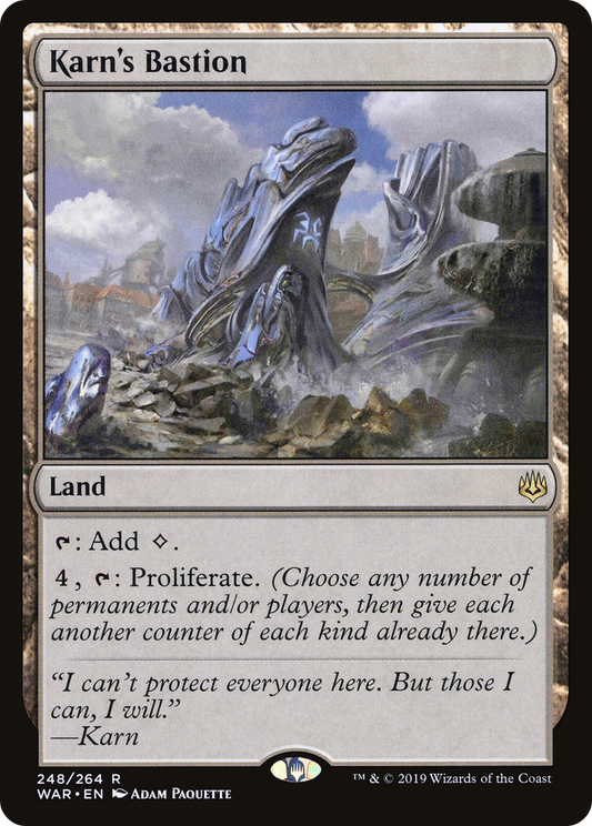 MAGIC: THE GATHERING  - Karn's Bastion (WAR-248) - War of the Spark