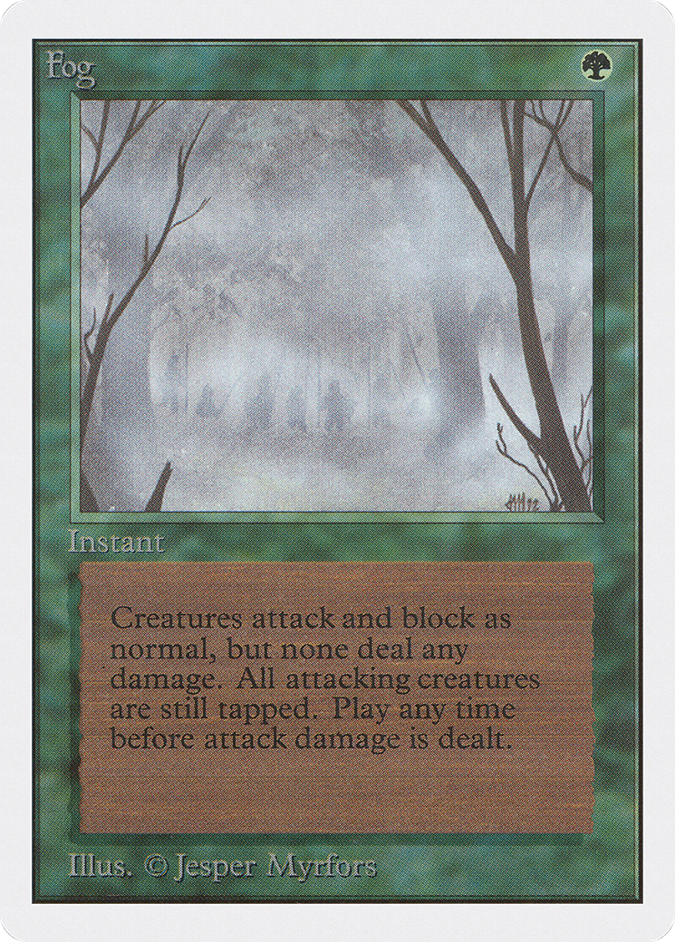 MAGIC: THE GATHERING  - Fog (2ED-194) - Unlimited Edition