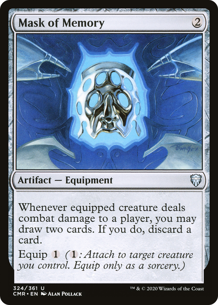 MAGIC: THE GATHERING  - Mask of Memory (CMR-324) - Commander Legends Foil