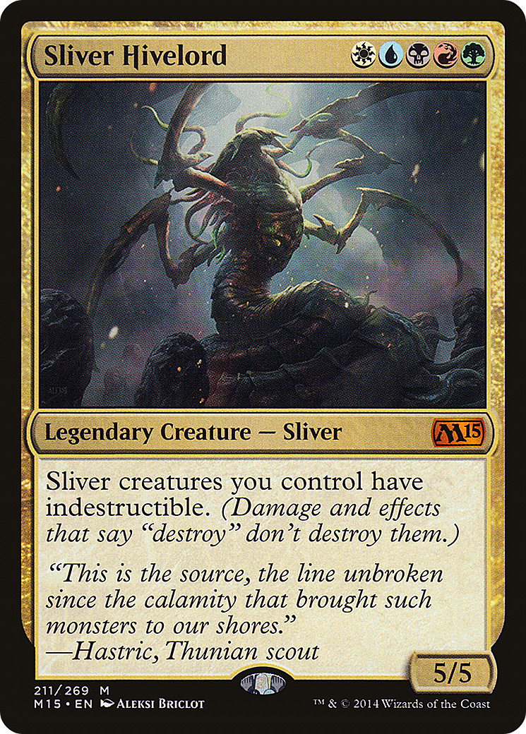 MAGIC: THE GATHERING  - Sliver Hivelord (M15-211) - Magic 2015