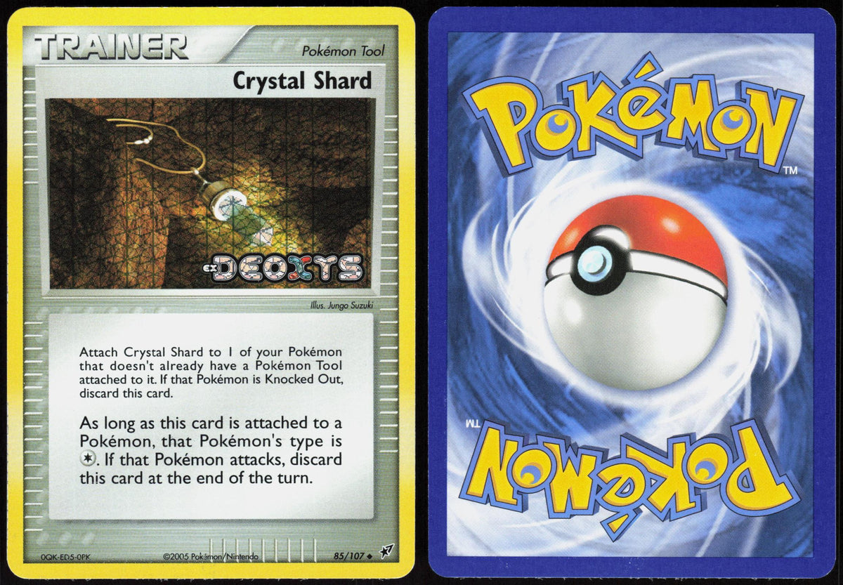 CRYSTAL SHARD 85/107 DEOXYS POKEMON UNCOMMON REVERSE HOLO LP