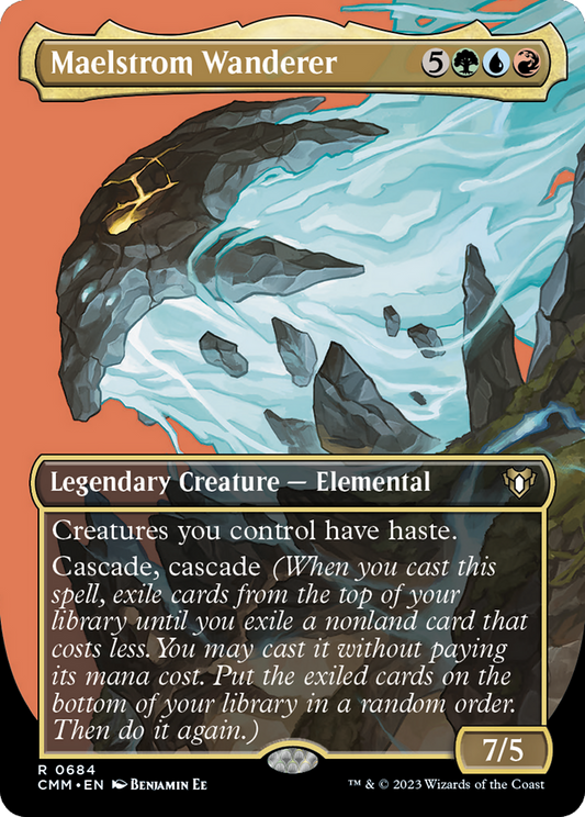 MAGIC: THE GATHERING  - Maelstrom Wanderer (Borderless) (CMM-684) - Commander Masters (Borderless)