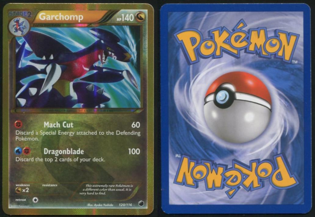 GARCHOMP 120/116 PLASMA FREEZE POKEMON SECRET RARE LP