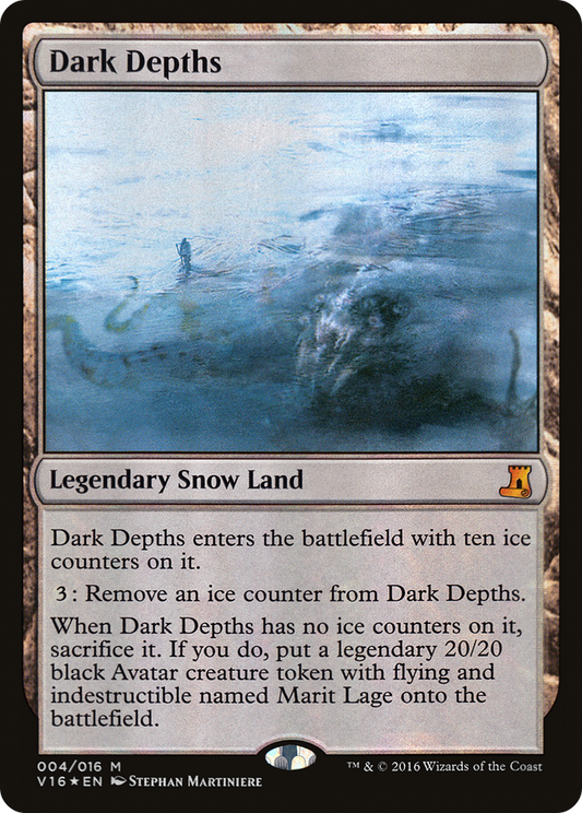 MAGIC: THE GATHERING  - Dark Depths (V16-004) - From the Vault: Lore Foil