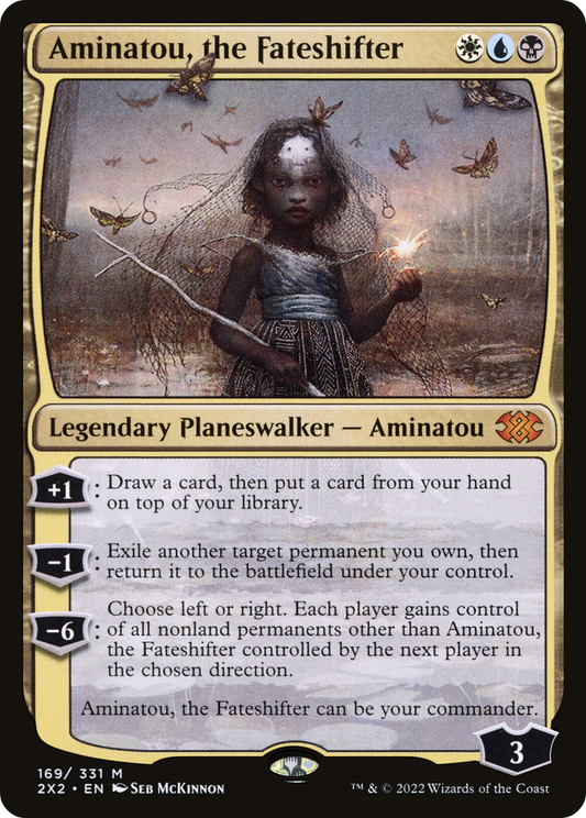 MAGIC: THE GATHERING  - Aminatou, the Fateshifter (2X2-169) - Double Masters 2022 Foil