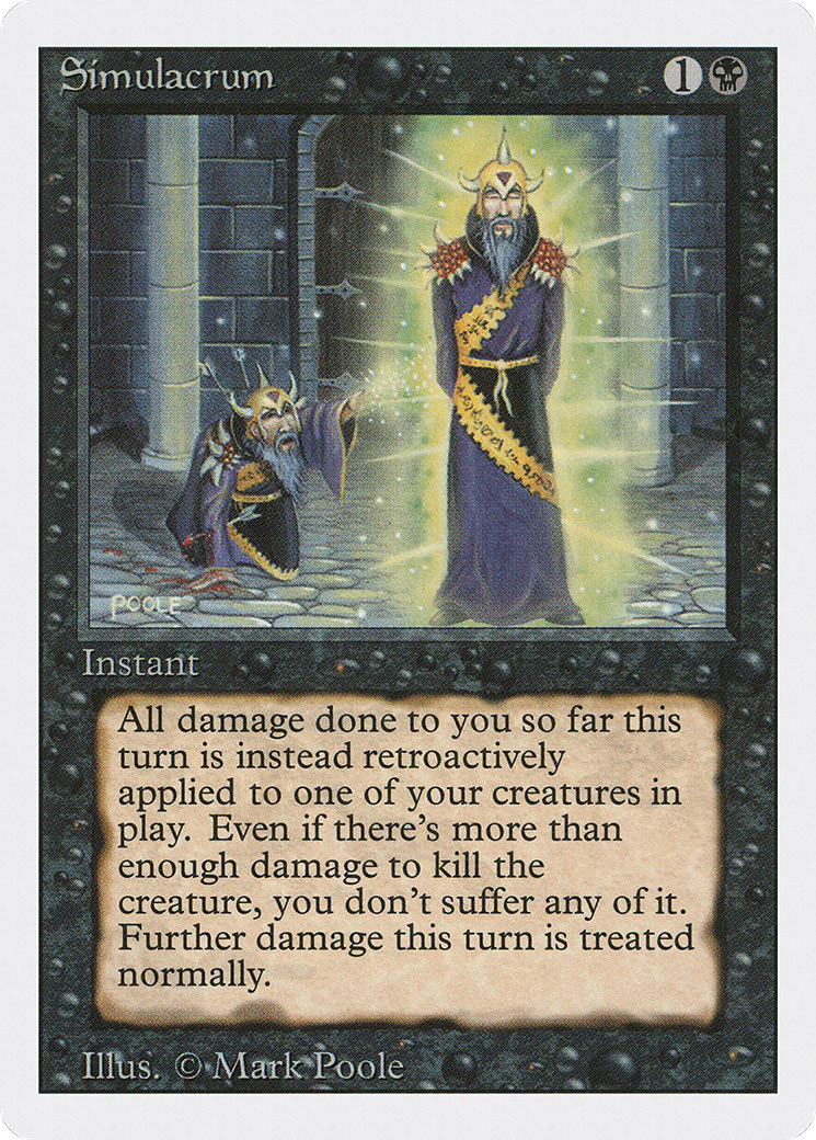 MAGIC: THE GATHERING  - Simulacrum (3ED-) - Revised Edition