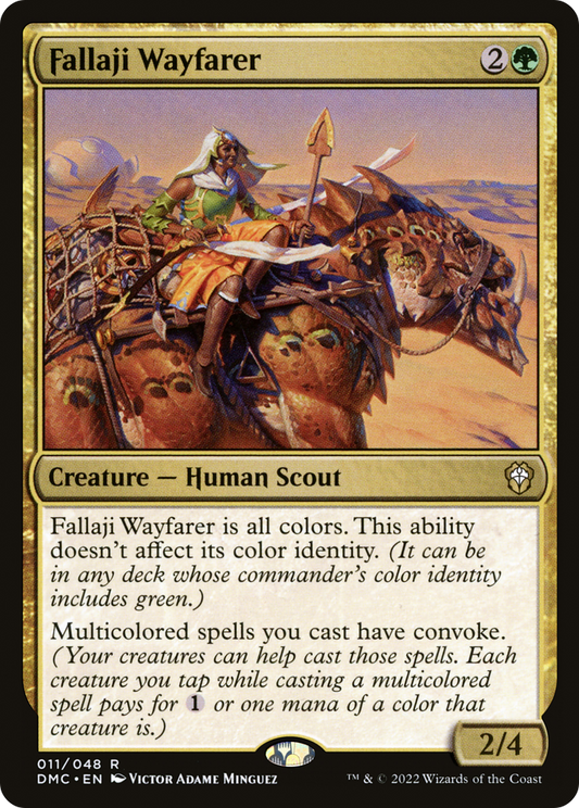 MAGIC: THE GATHERING  - Fallaji Wayfarer (DMC-011) - Dominaria United Commander